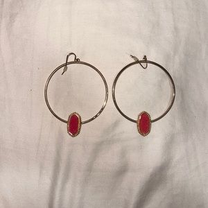kendra scott inspired hoops